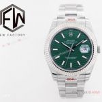 Swiss Grade Copy Rolex Datejust II 41 Cla.3235 Watch Mint Green Fluted Motif Jubilee Band